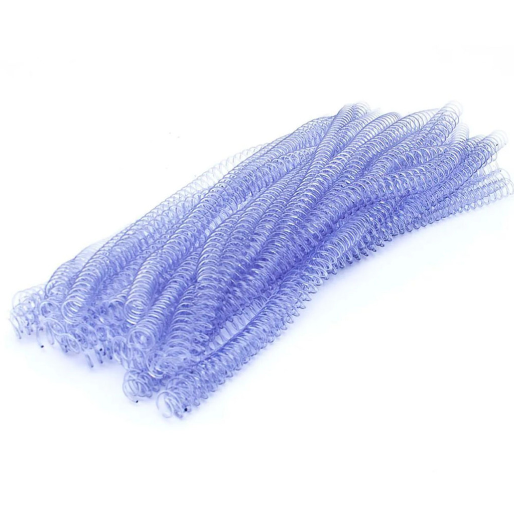 Espiral para Encadernação 9mm Pacote com 100 Unidades Transparente - Usa Folien - 7066
