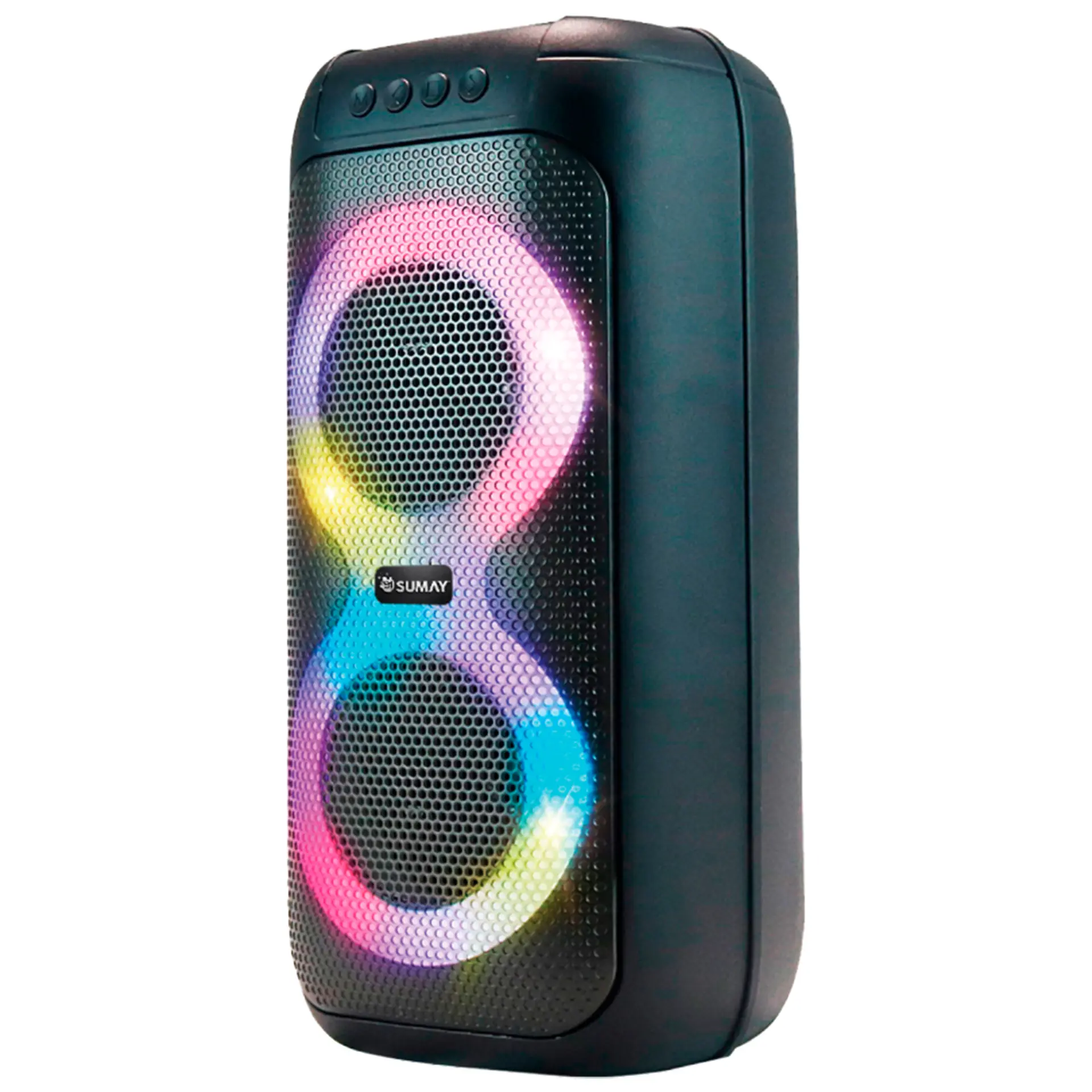 Caixa de Som Portátil Sumay Slim Box 60W Bluetooth