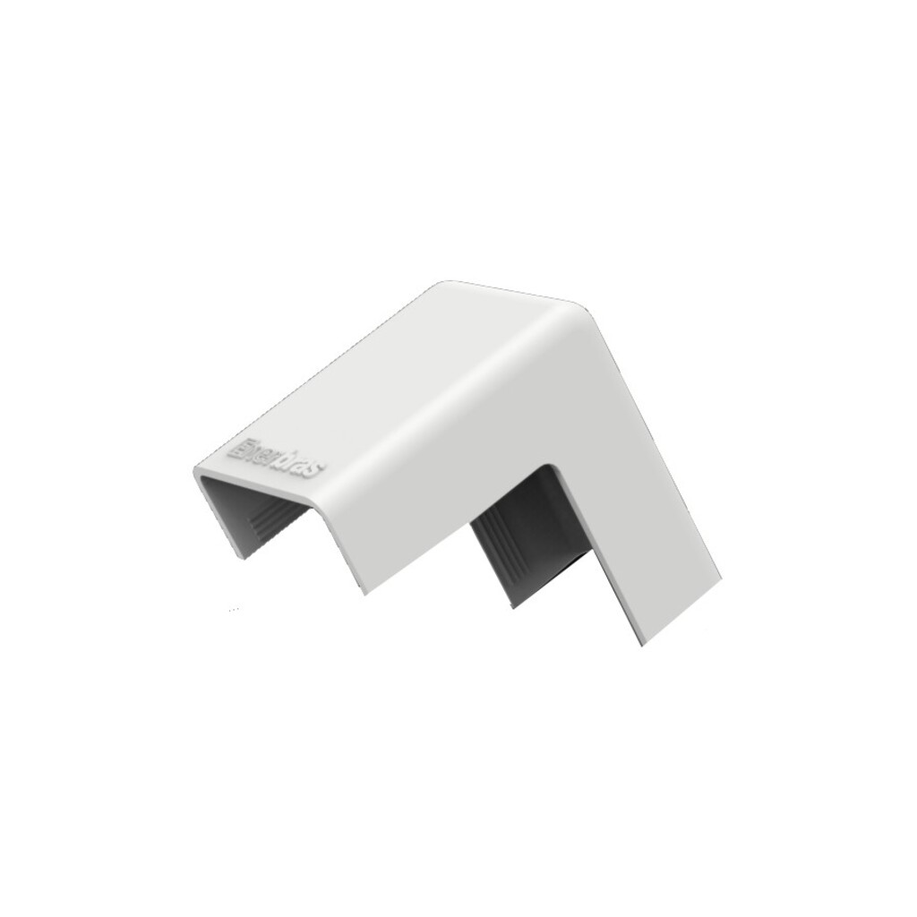 Cotovelo Externo 90 Graus para Canaleta 20x10 Branco Enerbras - 360-E2/P - Vendido Unitário