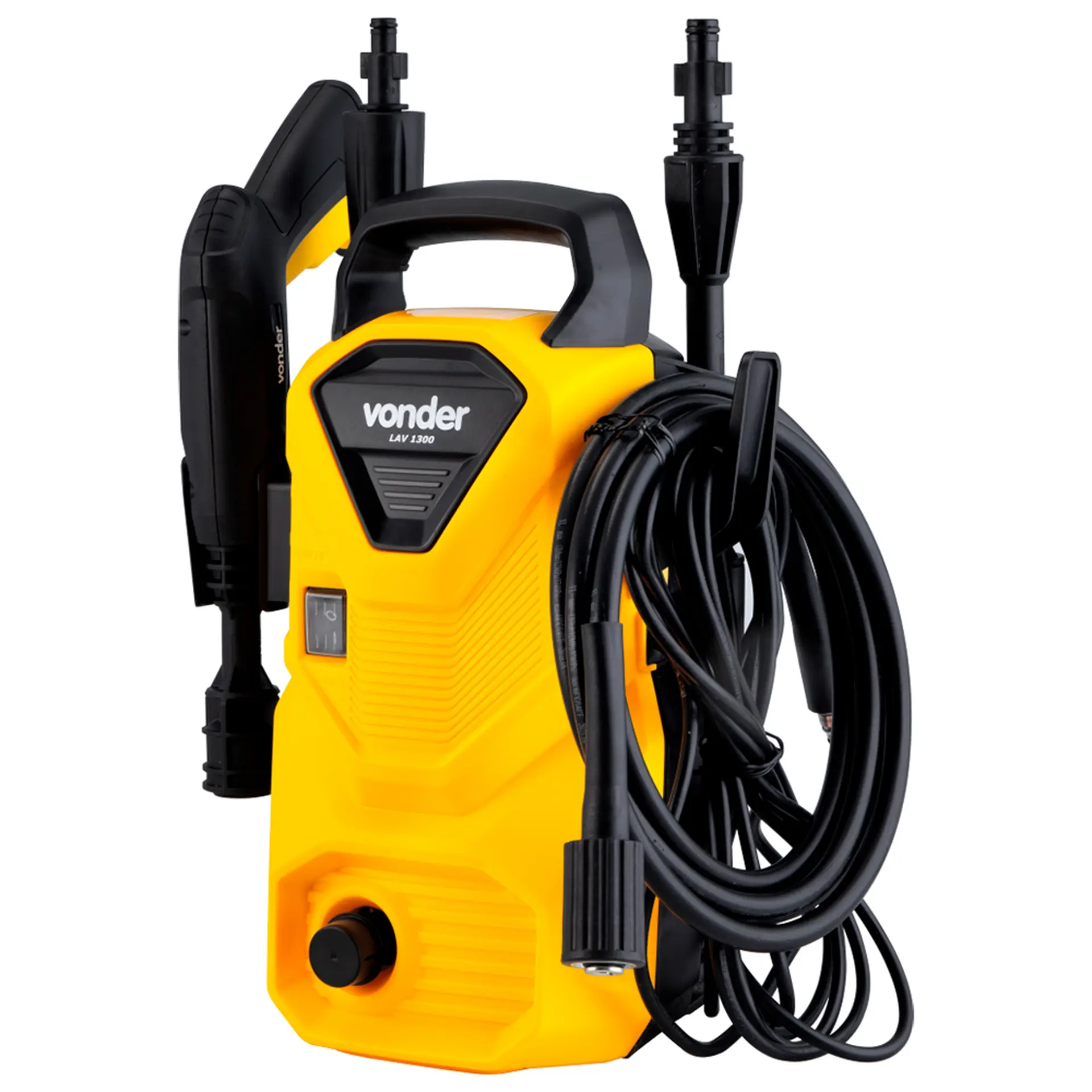 Lavadora de Alta Pressão Vonder LAV1300 1200W - Preto/Amarelo - 110 Volts
