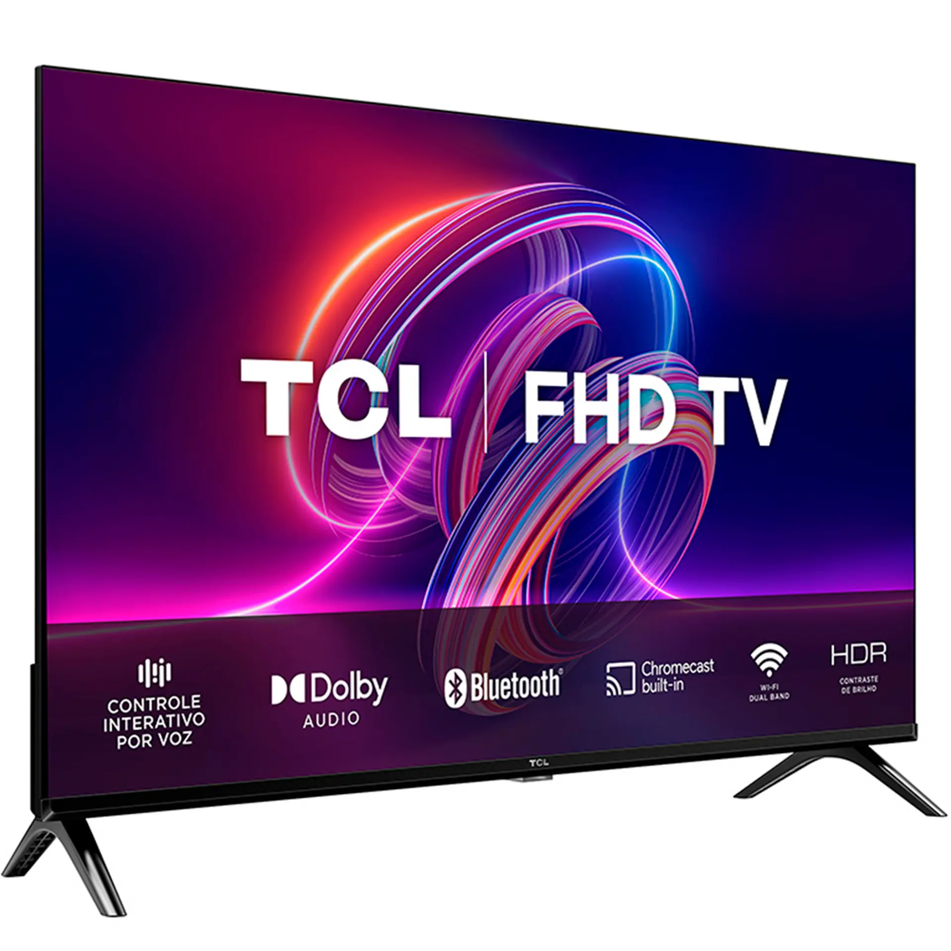 Smart TV TCL LED 40" Full HD Android TV Comando de Voz por Controle 40S5400A