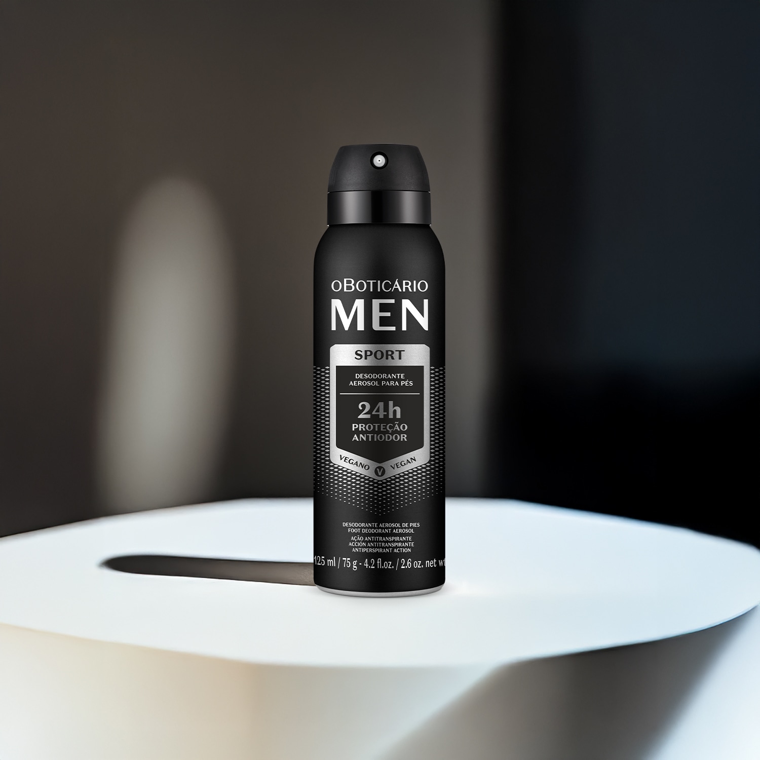 Desodorante Aerosol Para Os Pés Men Sport 125ml