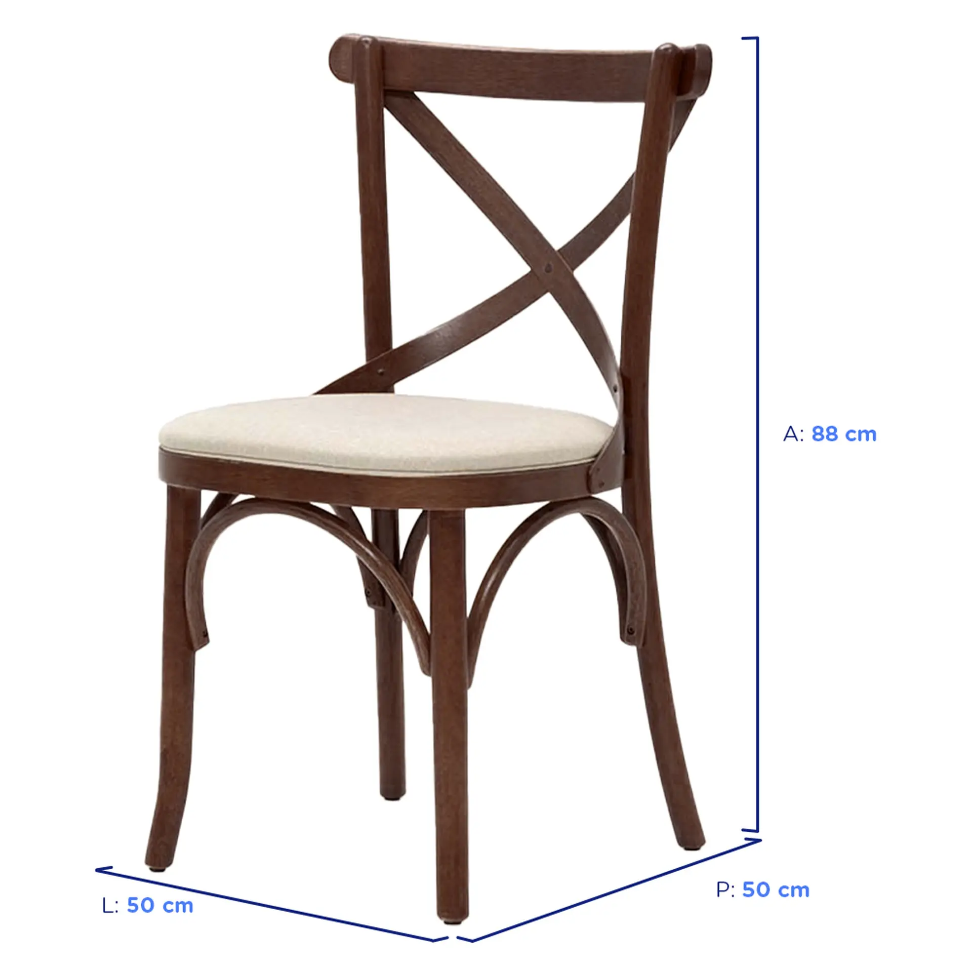 Mesa de Jantar Voss 8 Cadeiras Paris Madeira Maciça Artefama - Canela