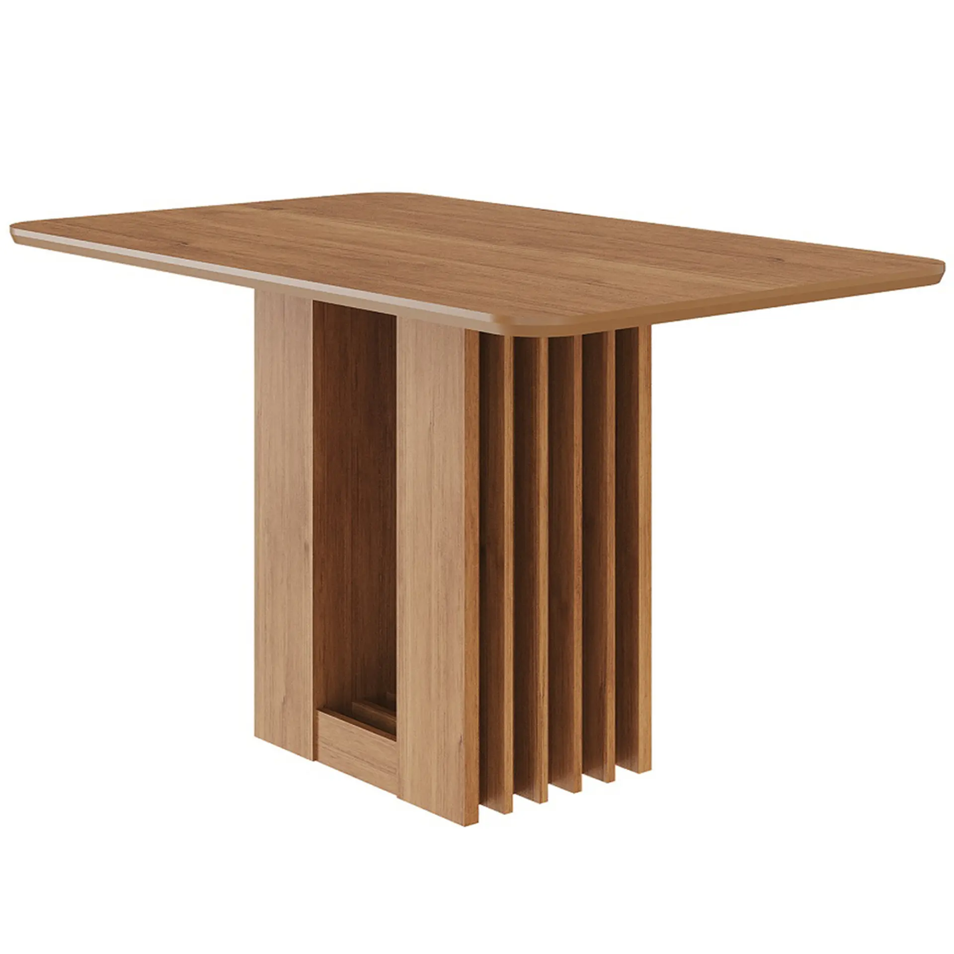 Conjunto de mesa 4 Cadeiras Tampo MDF com Assento Estofado Cimol - Linho Cinza/Grafite