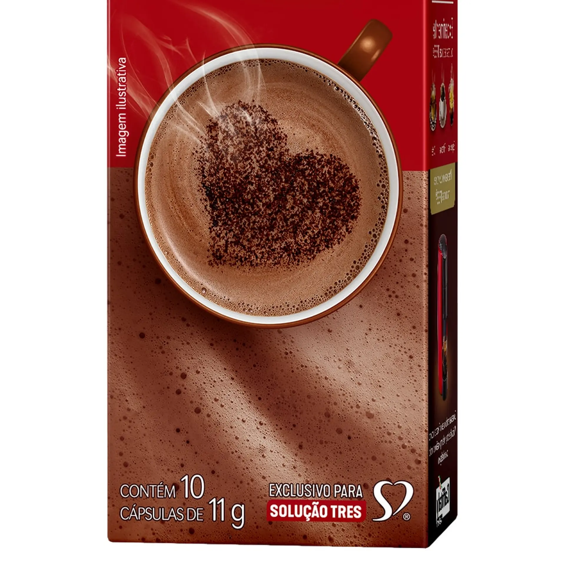 Cápsula de Café Três Corações Chocolatto 10 Unidades