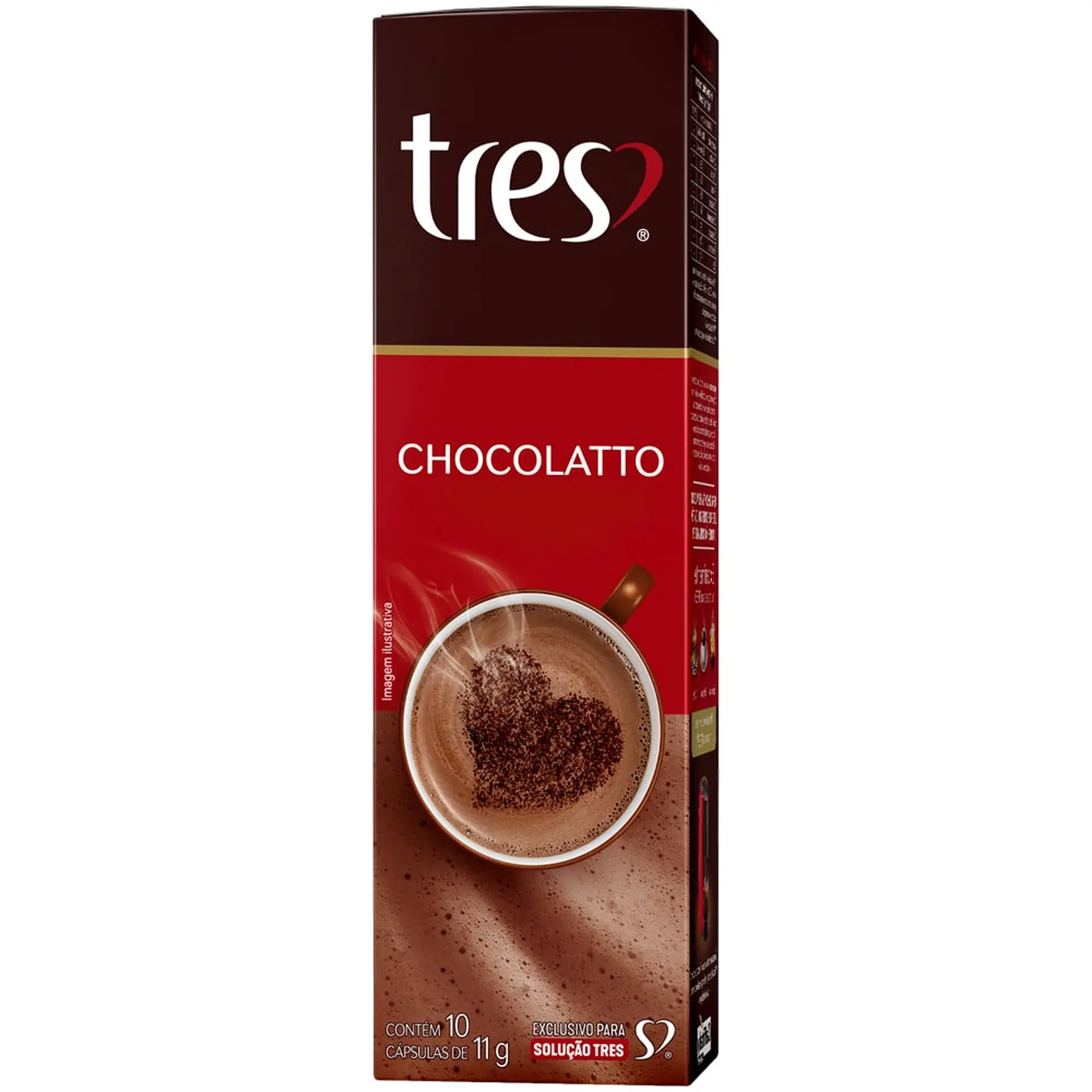 Cápsula de Café Três Corações Chocolatto 10 Unidades