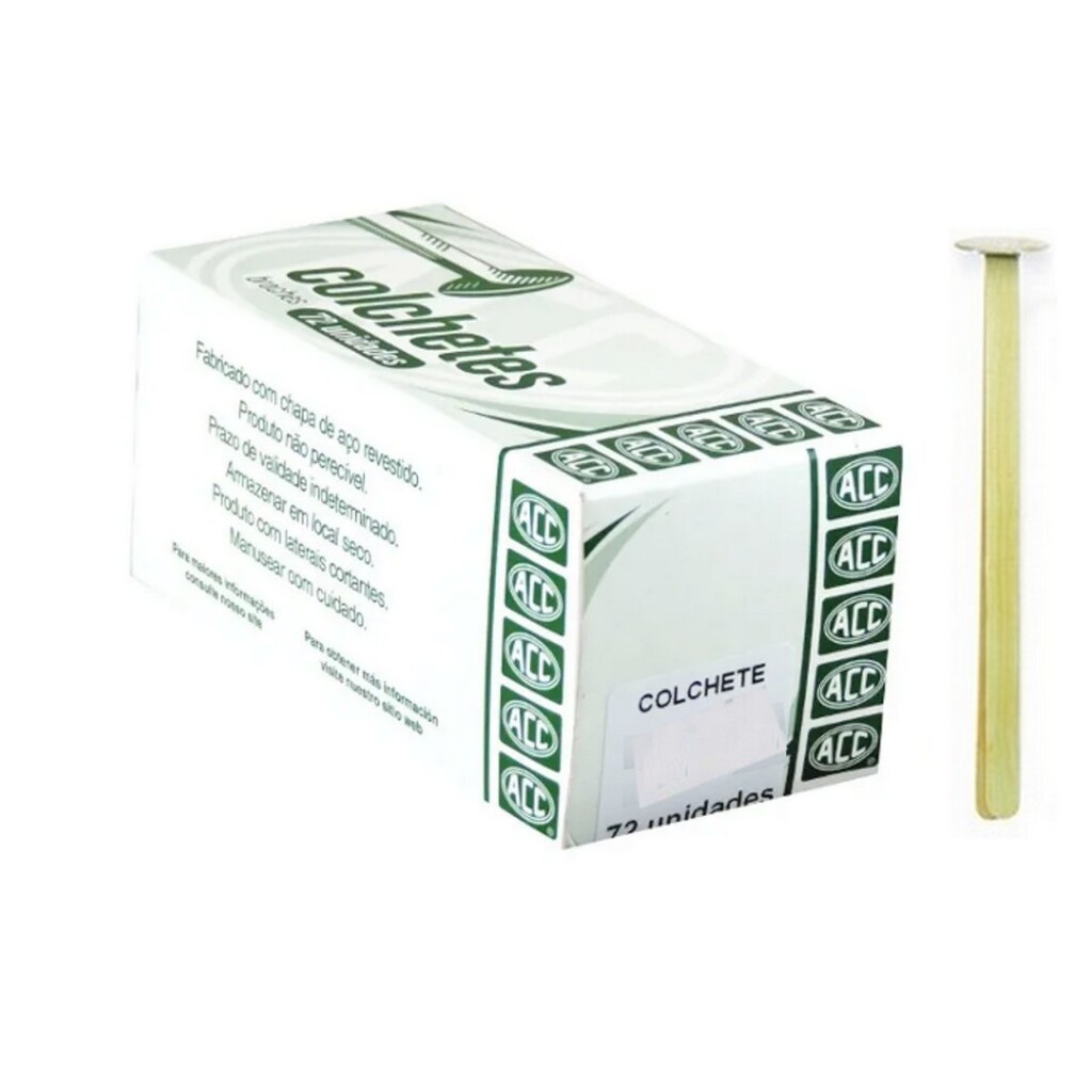 Colchete para Papel ACC N 10 Caixa com 72 Unidades - 9.55.11.10-5