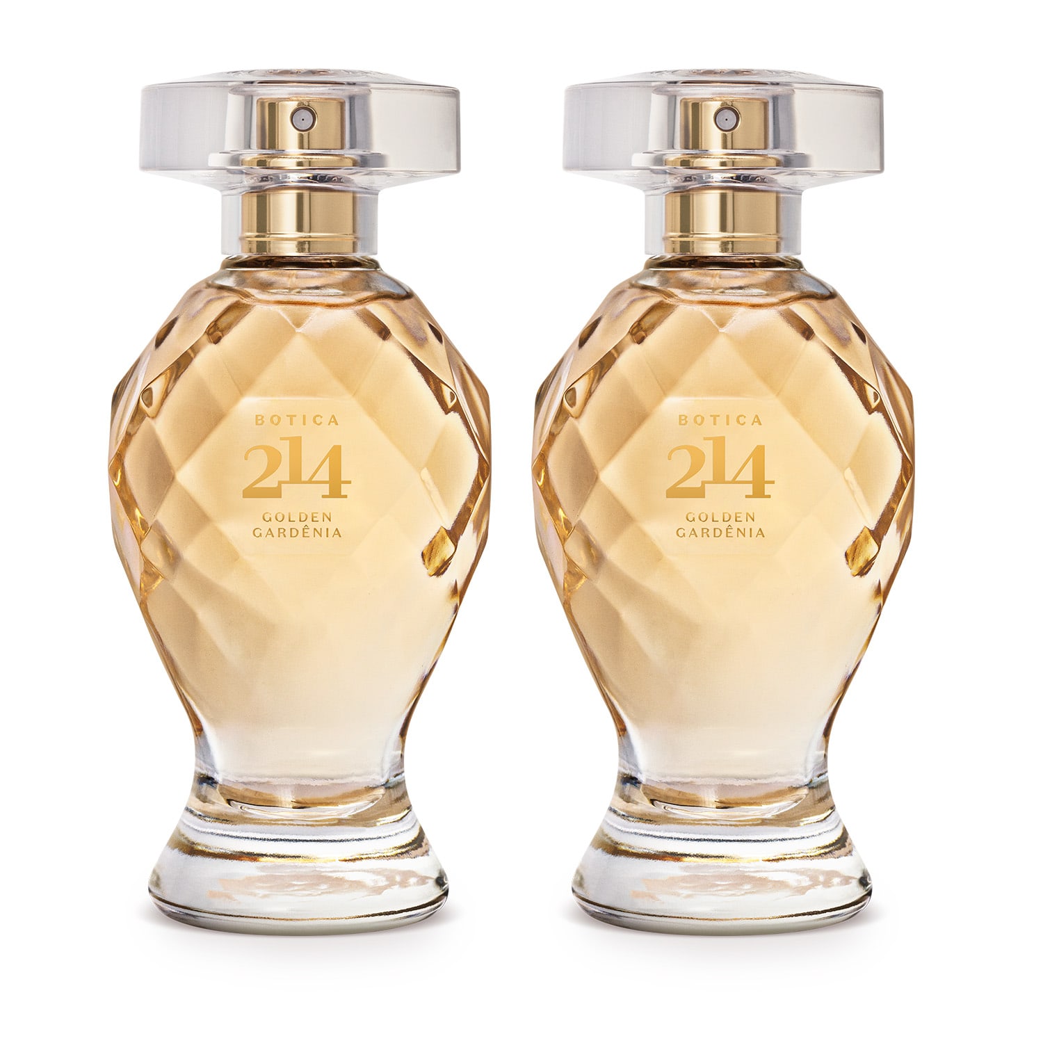 Combo Botica 214 Golden Gardênia Eau De Parfum 75ml (2 itens)