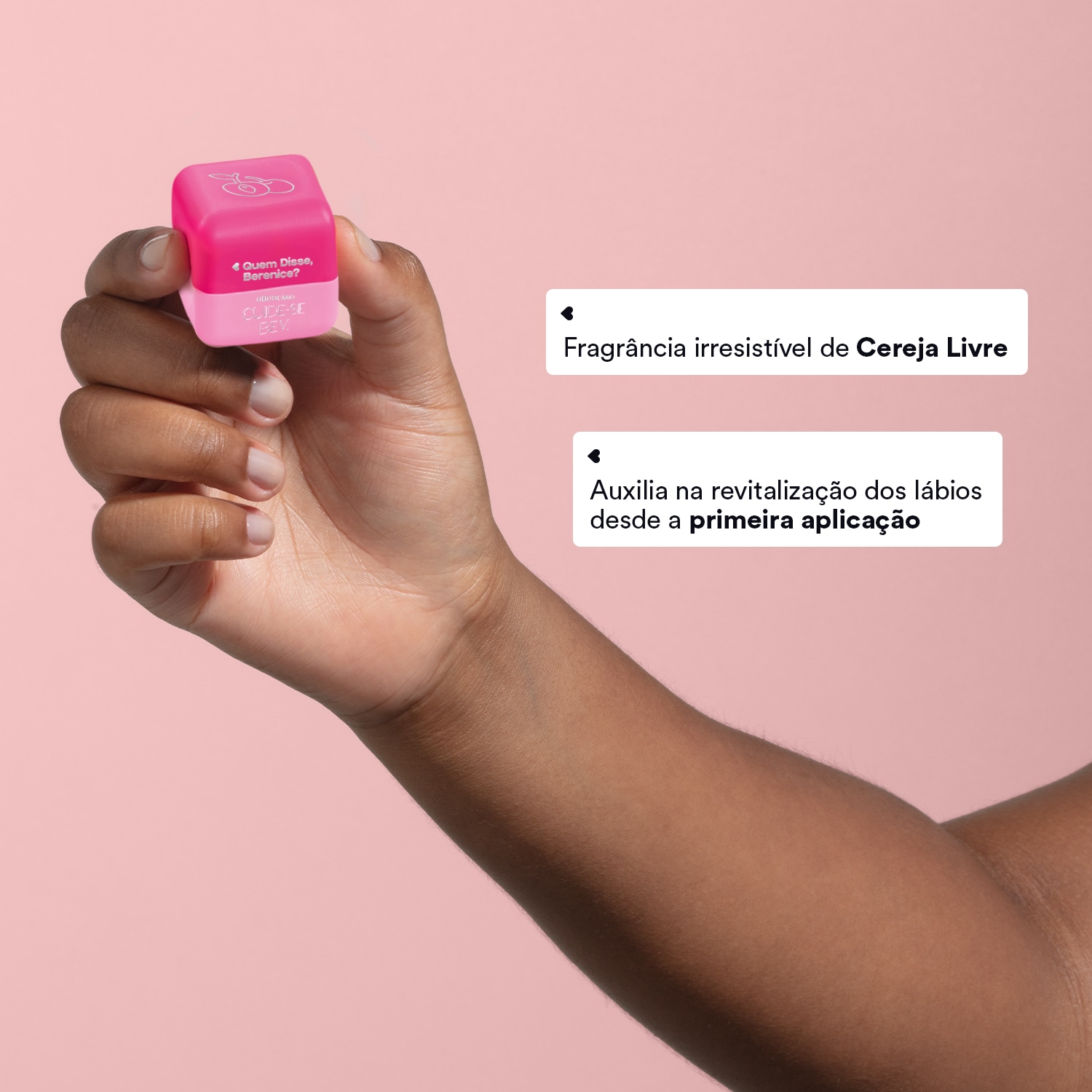 Hidratante Labial Vinho Cuide-se Bem Cereja Livre Quem Disse, Berenice? 6,2g