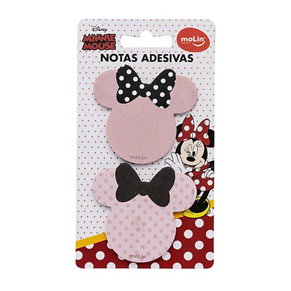 Bloco de Nota Molin Minnie Mouse Autoadesivo com 25 Folhas por Bloco