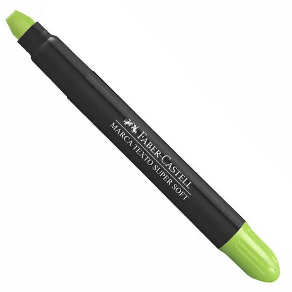 Caneta Marca Texto Gel Verde Unitário - Faber Castell - 155763