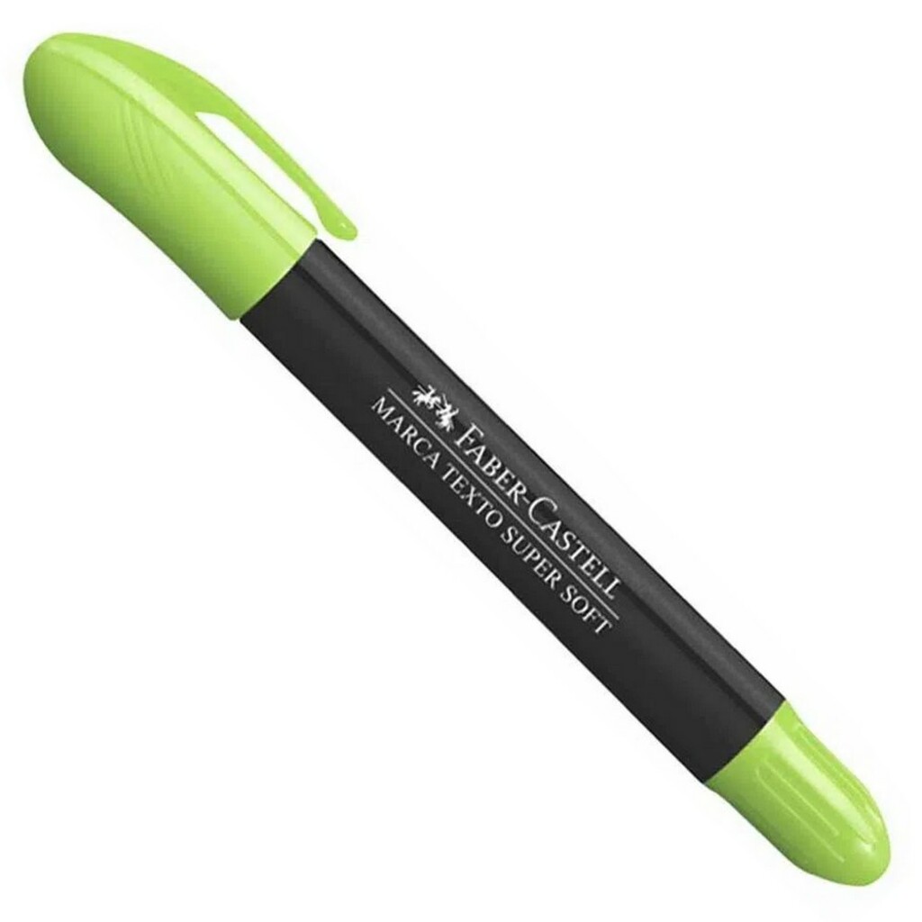 Caneta Marca Texto Gel Verde Unitário - Faber Castell - 155763