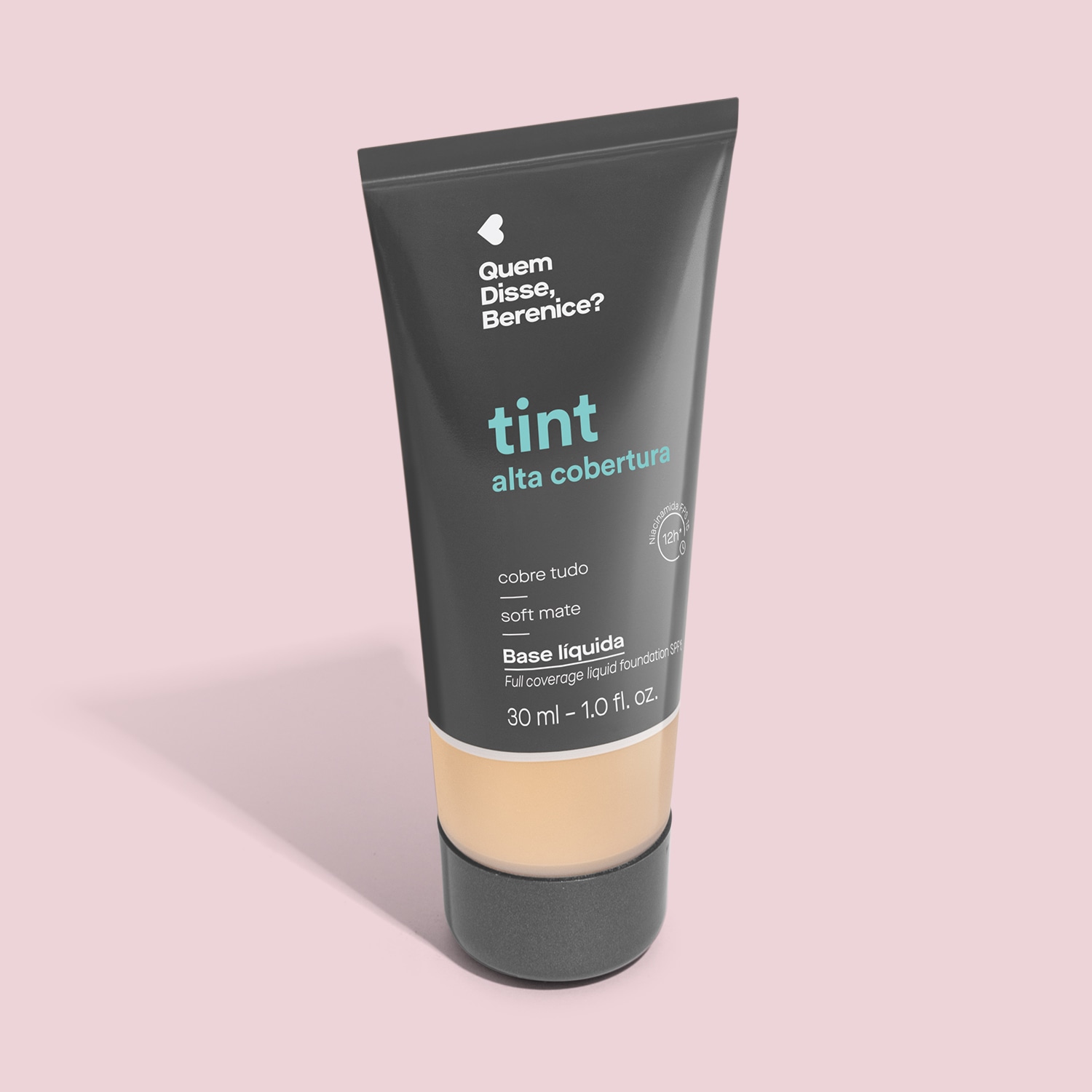 Base Líquida Tint Alta Cobertura Cor 140N Quem Disse, Berenice? 30ml