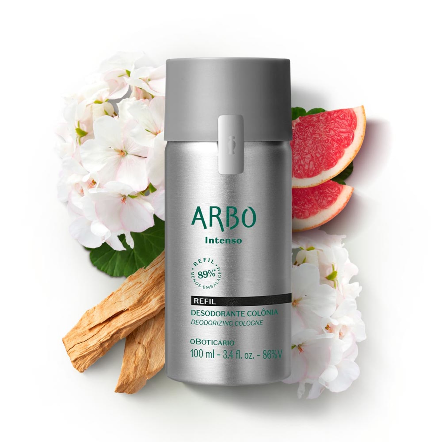 Refil Arbo Intenso Desodorante Colônia 100ml