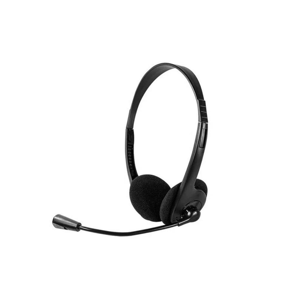 Fone de Ouvido Headset Flexível com Microfone com Plug P2 Preto  Multilaser - PH002