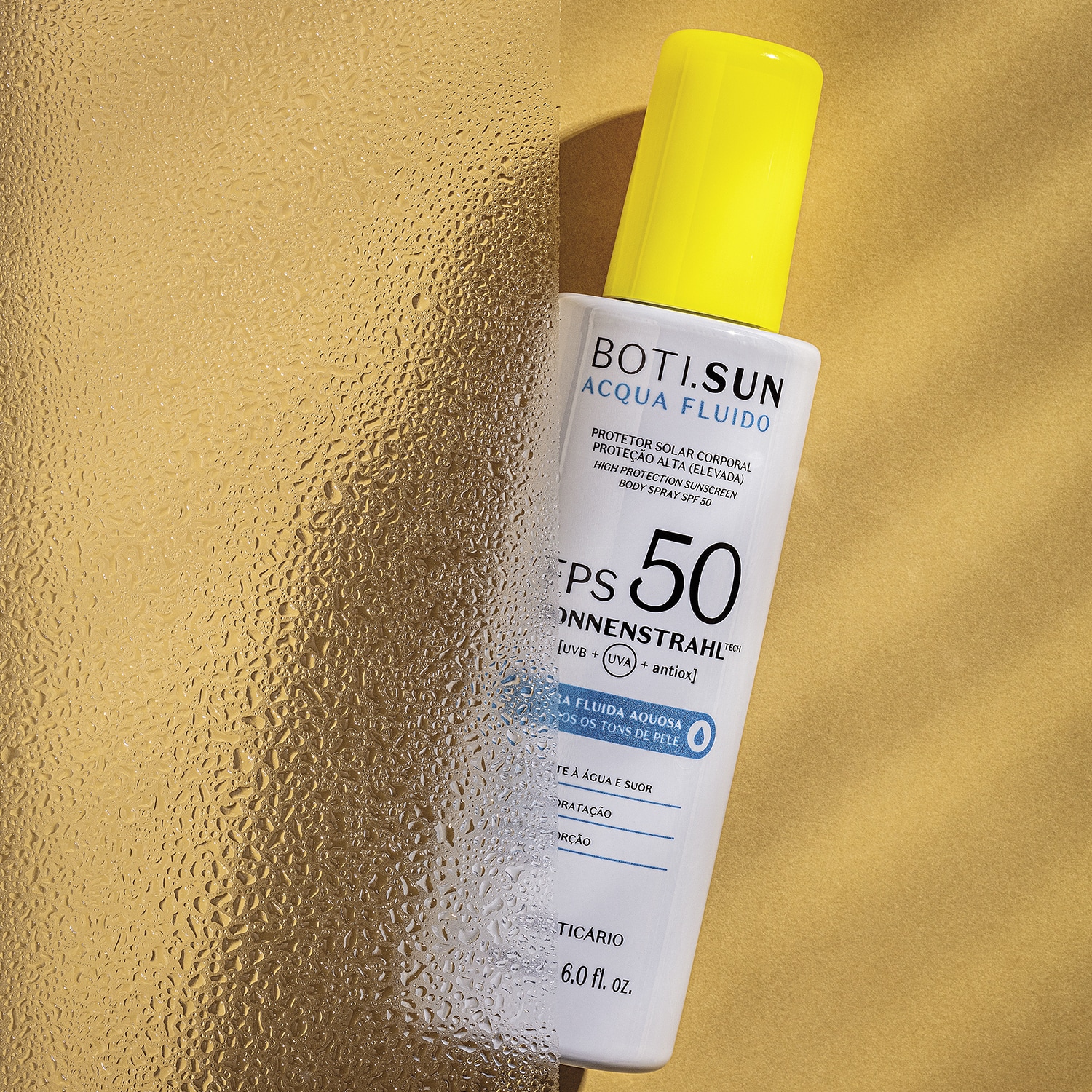 Spray Protetor Solar Corporal FPS 50 BOTI.SUN Acqua Fluido 180ml