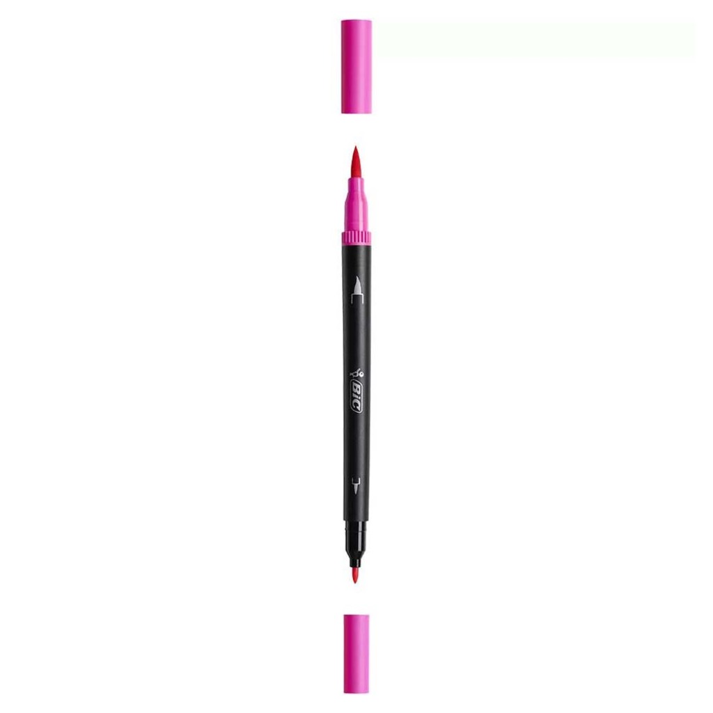 Caneta Marcador Artístico Dual Tip Intensity Rosa Vendido Unitário - Bic - 971025