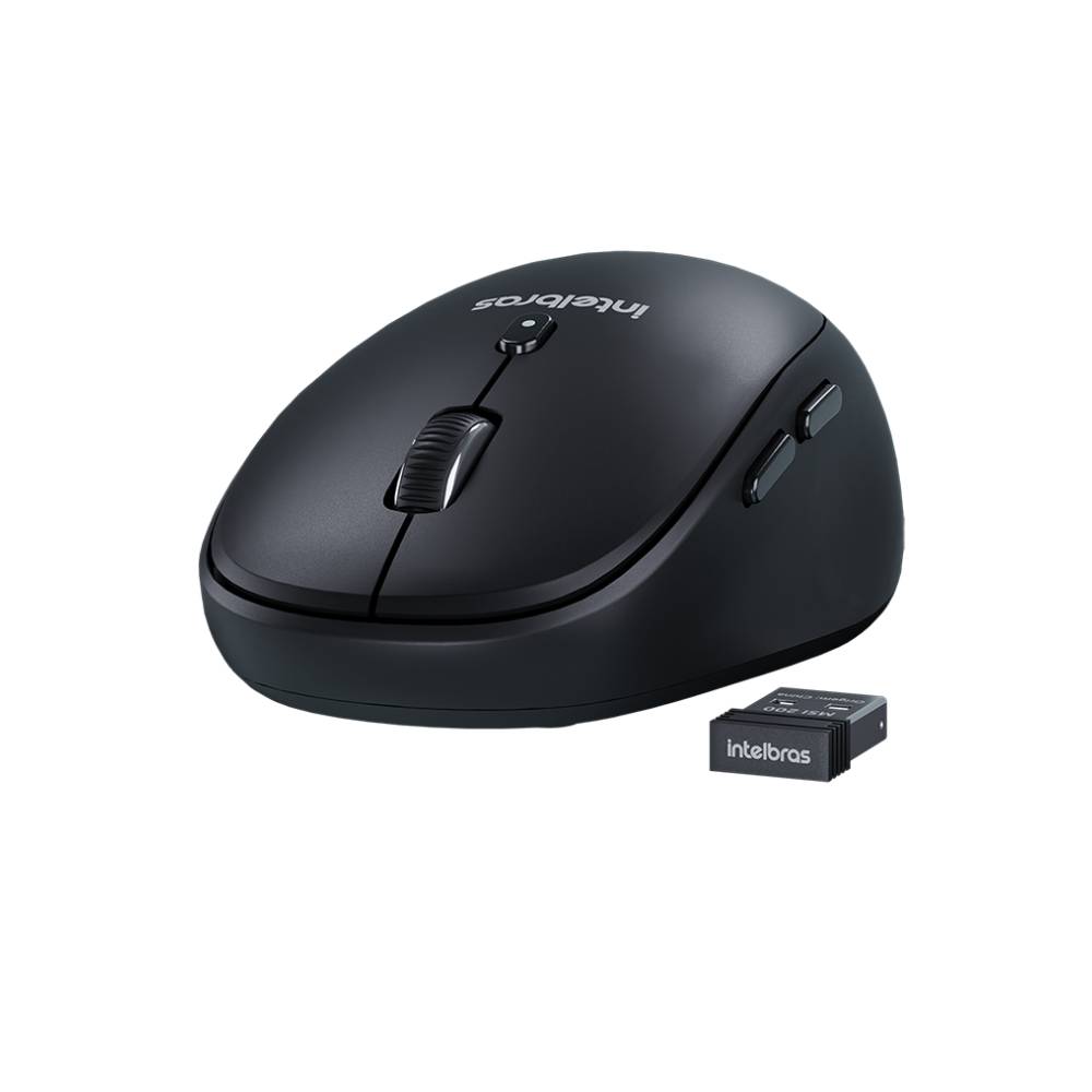Mouse Intelbras MSI200 Sem Fio Preto