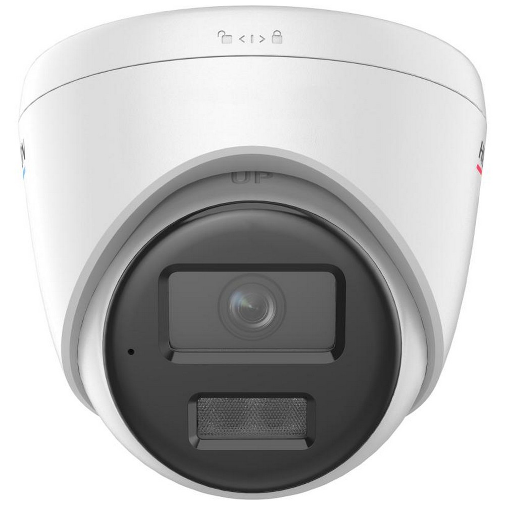 Câmera CFTV IP PoE DS2CD1347G2HLIU Dome Full HD 4MP ColorVu 30m 2,8mm Microfone Embutido Hikvision