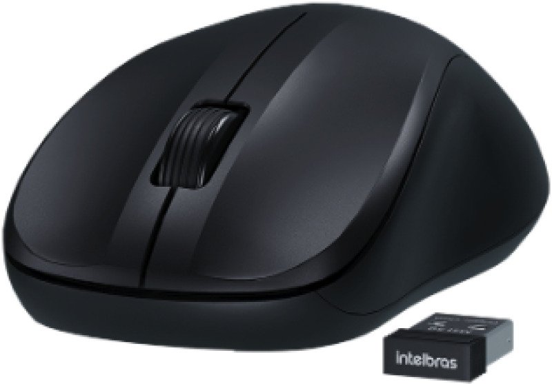 Mouse Intelbras MSI55 Sem Fio Preto