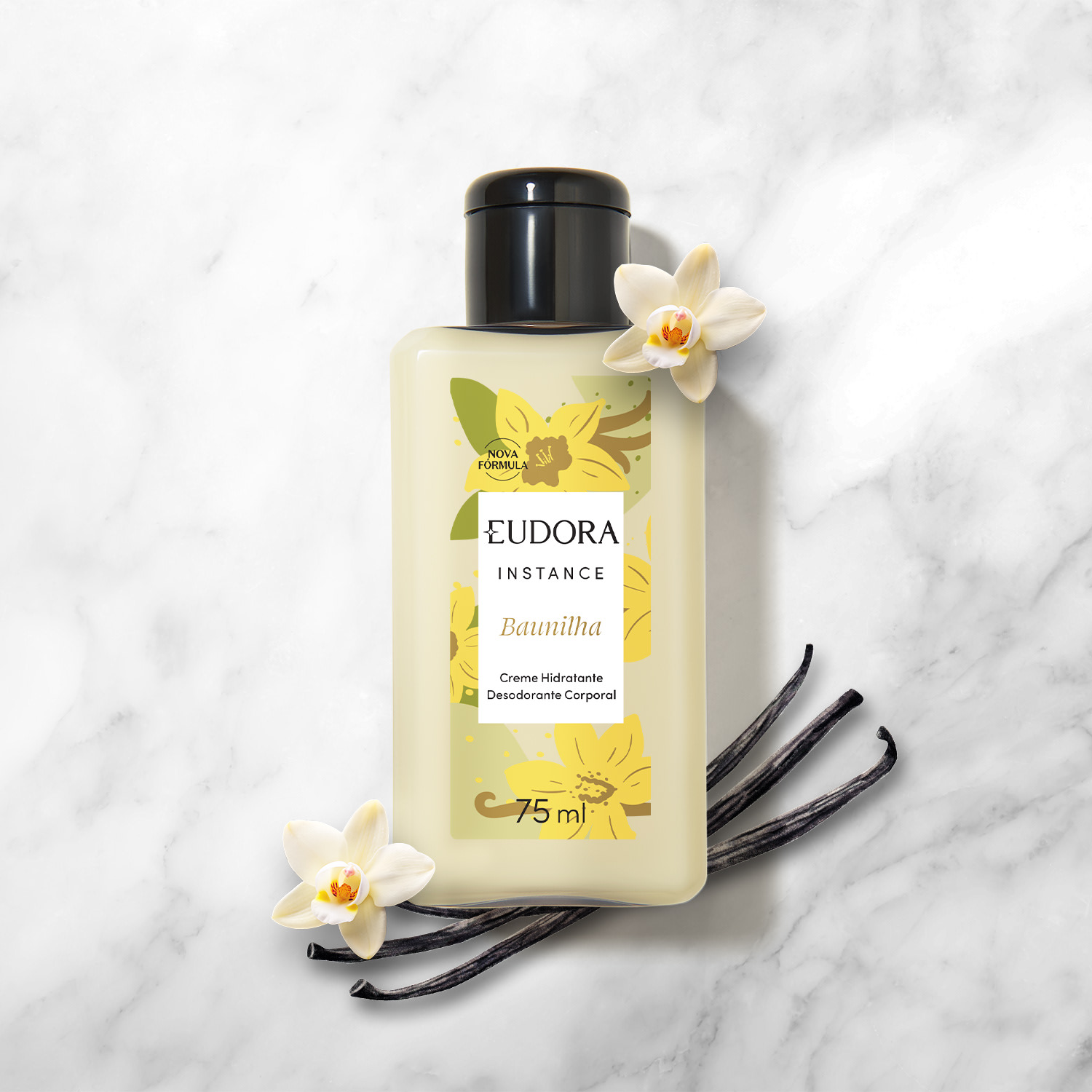 Creme Hidratante Desodorante Corporal Instance Baunilha 75ml