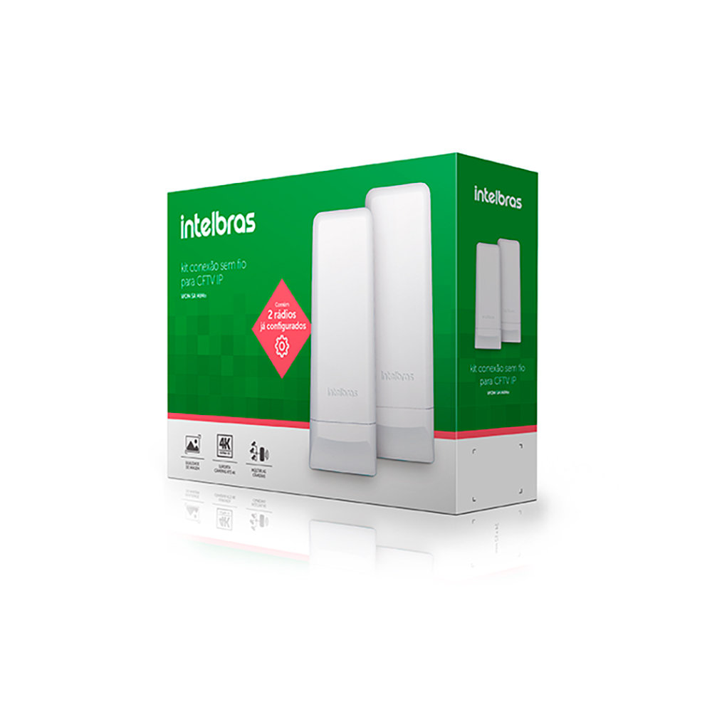 CPE 5GHz Antena 16 dBi MiMo 2x2 WOM 5A MiMo Intelbras