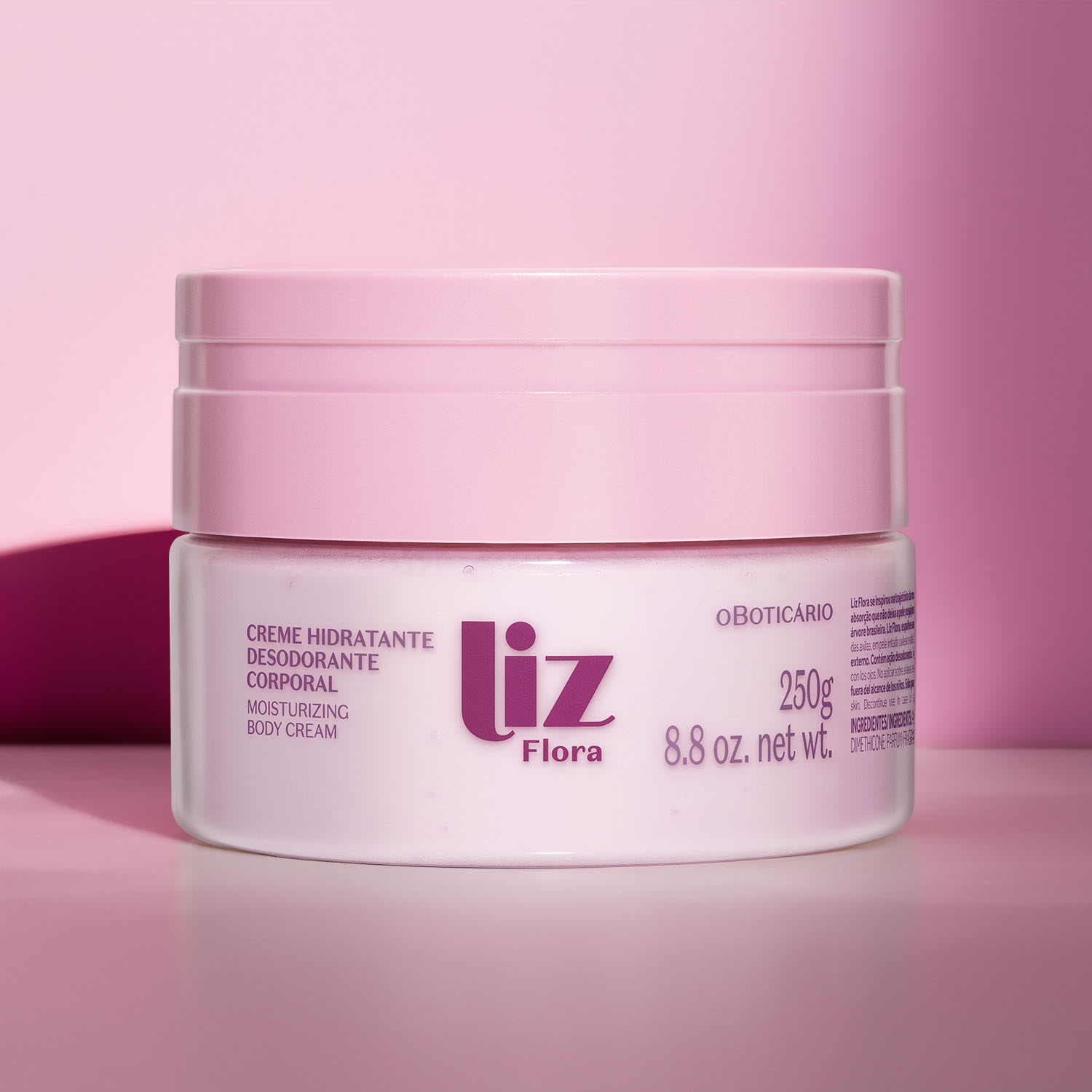 Creme Hidratante Desodorante Corporal Liz Flora 250g