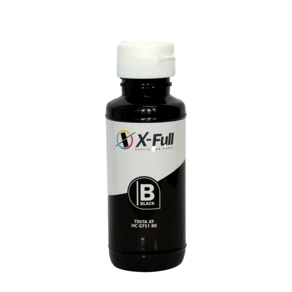 Tinta Cartucho HP GT51 PBK Preto 90 ML X-Full Potencial Suprimentos - H GT51-5514