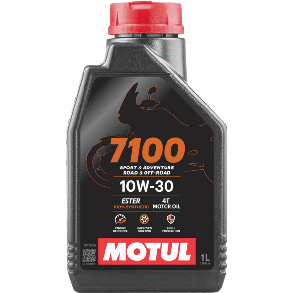 Óleo Para Motor de Moto MOTUL 7100 10W-30 4T 1L 104089