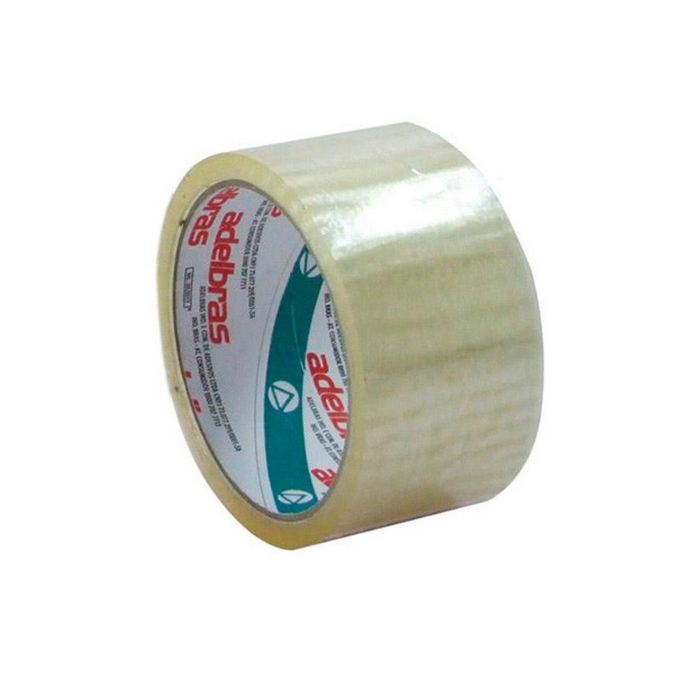 Fita Empacotamento Transparente 48mm x 40m 4 Unidades Adelbras 0811000018