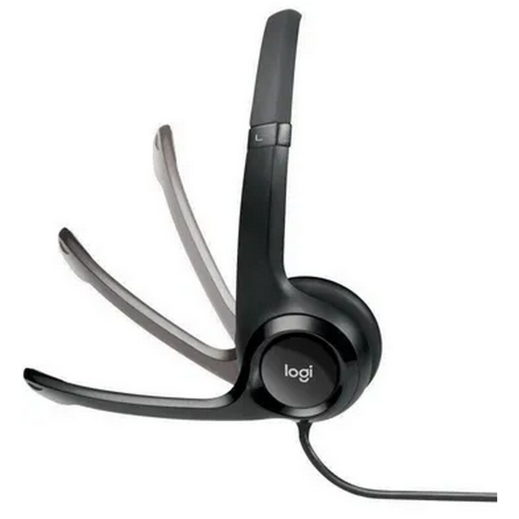 Fone de Ouvido Headset com Microfone Conexão USB Preto Logitech - H390