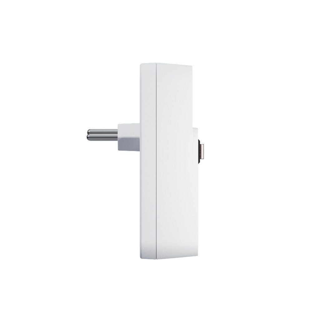 Adaptador Eletrônico Branco 2 Tomadas 2 USB EAC 202 Intelbras