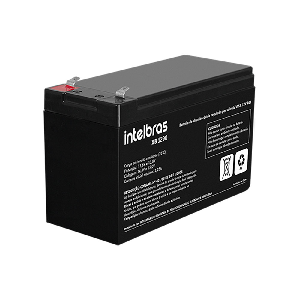 Bateria chumbo-ácido 12V Intelbras XB 1290
