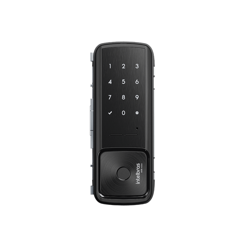 Fechadura Digital Porta de Vidro MFR 4000 Smart Intelbras