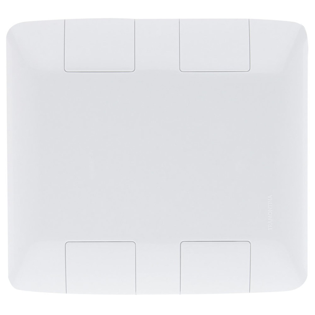 Espelho 4x4 Placa Cega Aria Branco Tramontina - 57203/021