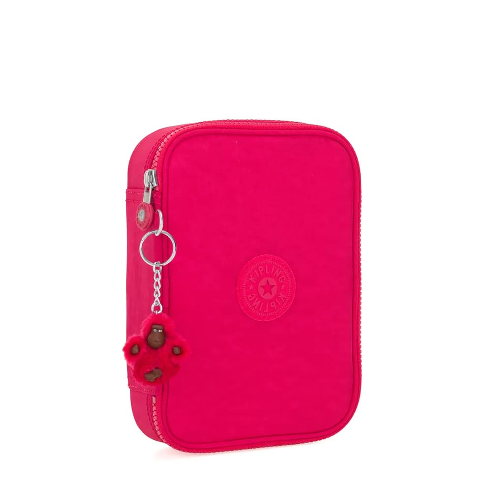 Estojo Kipling 100 Pens Grande True Pink