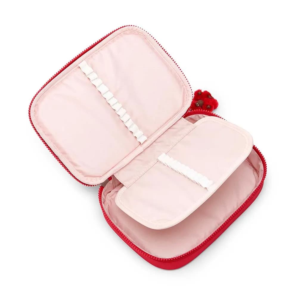 Estojo Kipling 100 Pens Grande True Pink