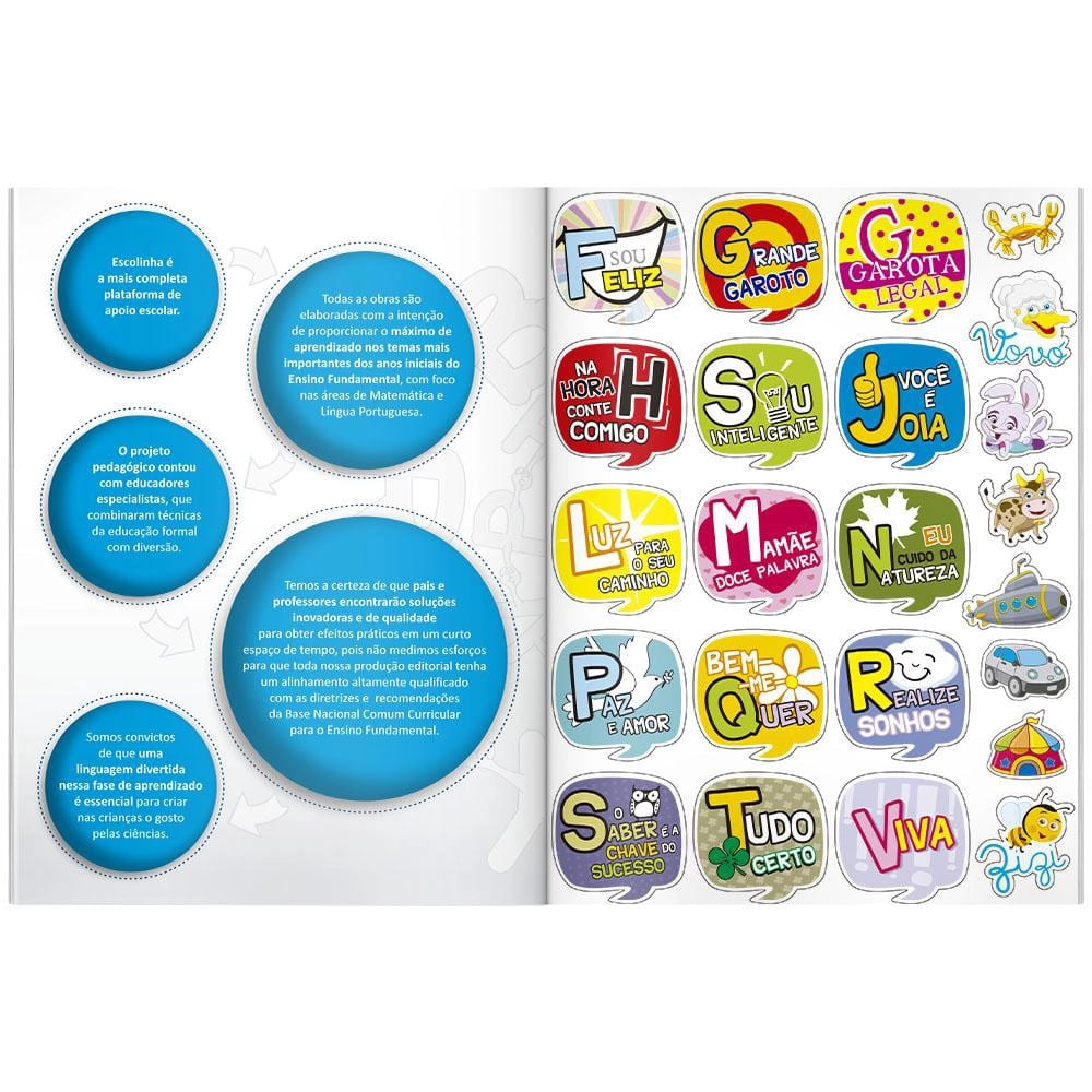 Livro Todolivro Escolinha Atividades Apoio Escolar Consoantes