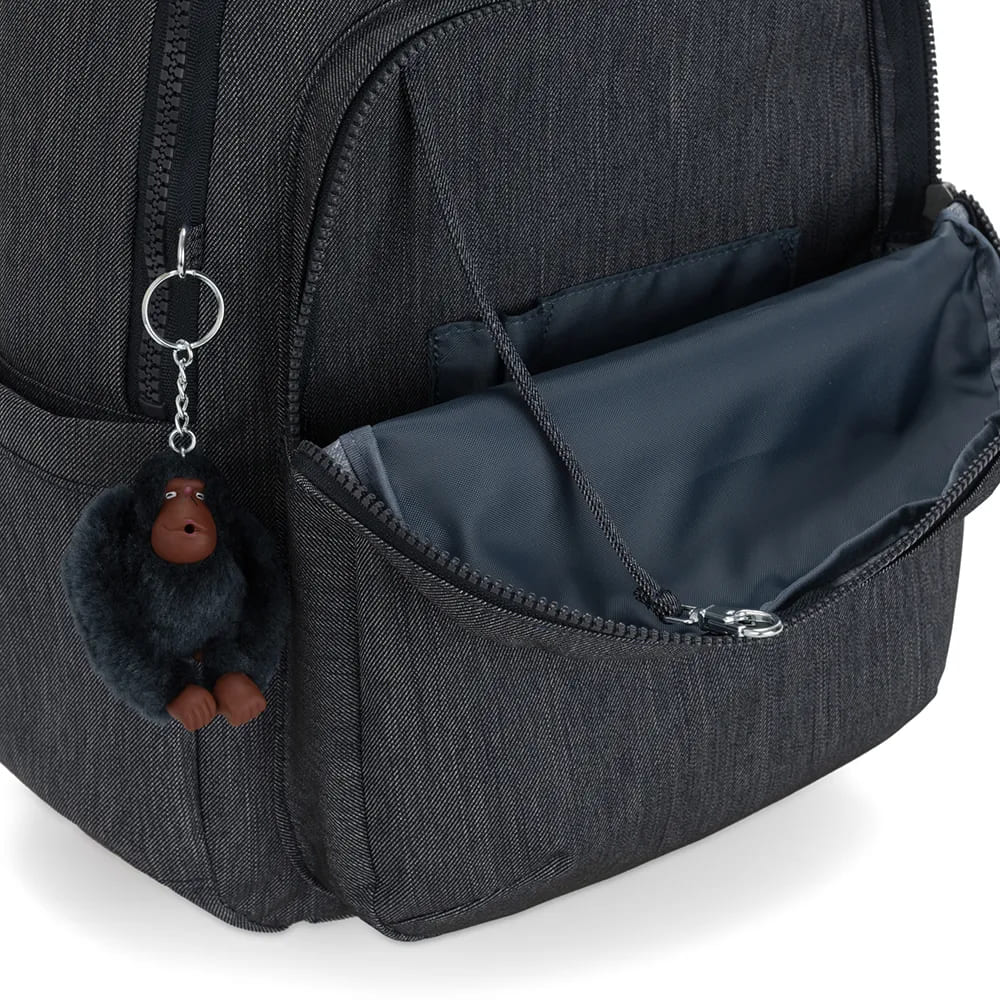 Mochila Kipling Seoul Grande Marine Navy Jeans