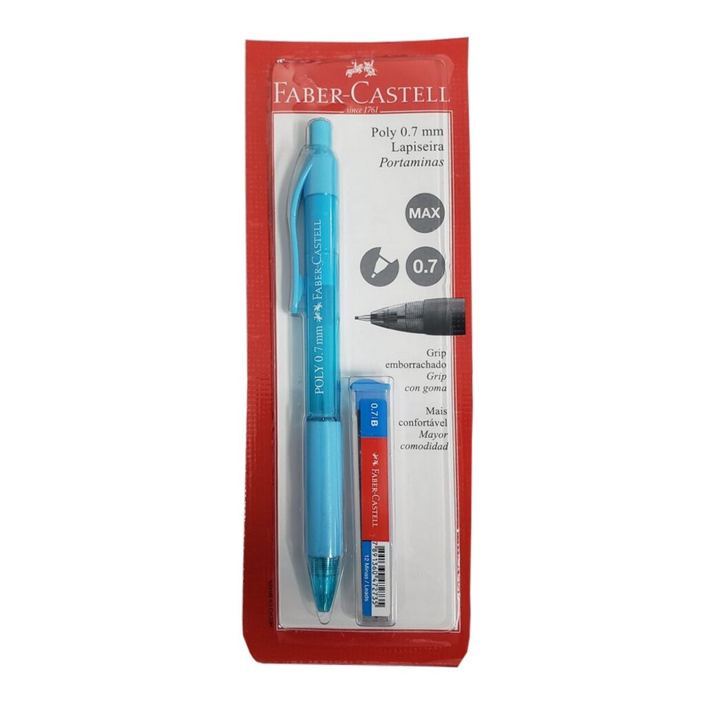 Lapiseira Poly Faber Castell 0,7mm Preto - Unitário - SM/07POLYM