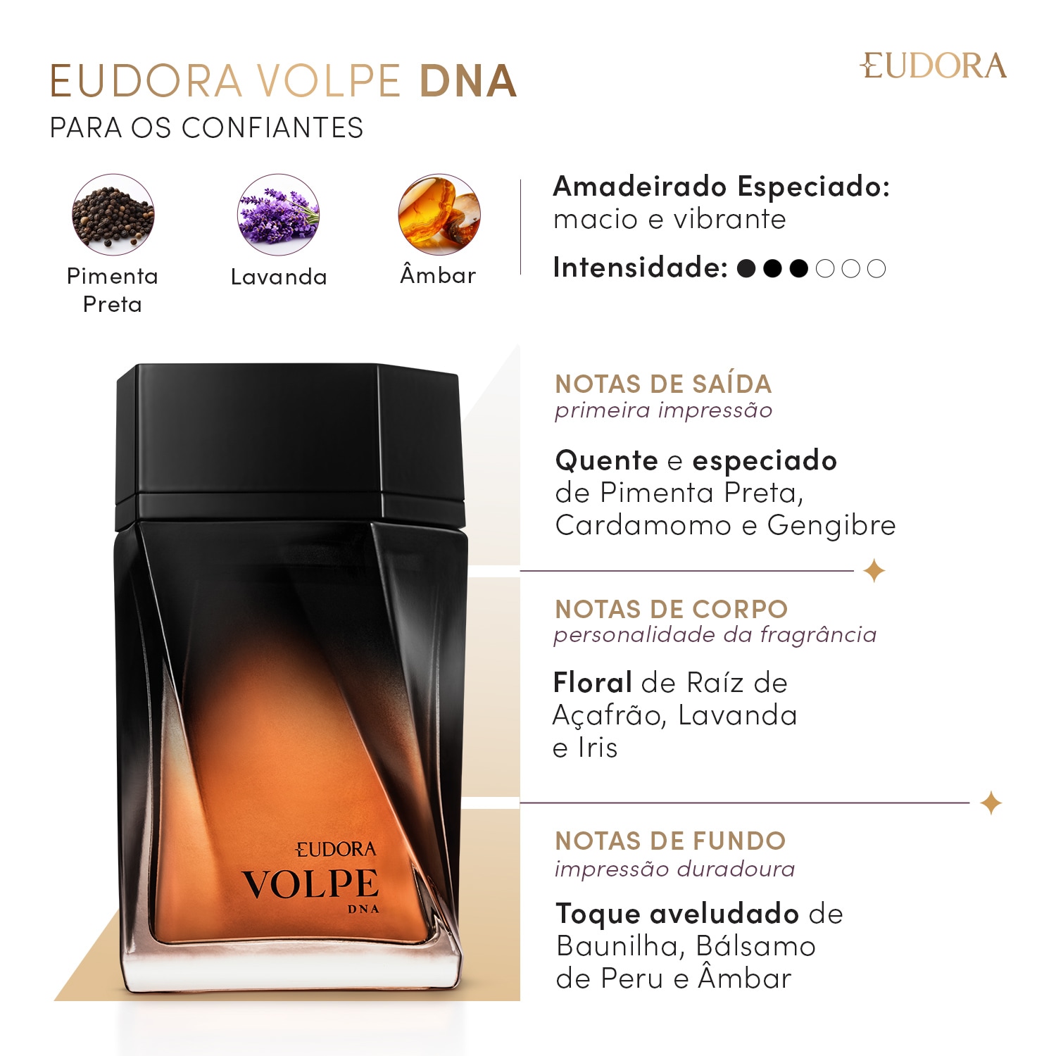 Volpe DNA Desodorante Colônia 100ml