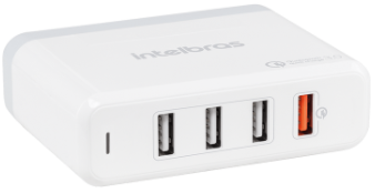 Carregador USB 4 Saídas EC 4 Quick Intelbras