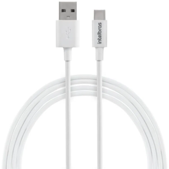 Cabo USB - USB C Branco PVC 1,2m Intelbras EUAC 12PB