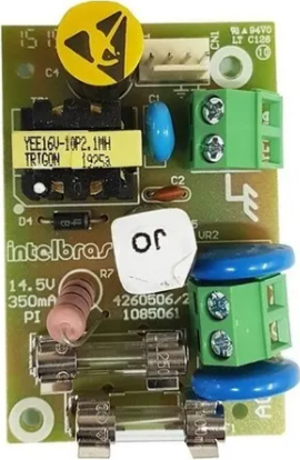 Placa Fonte para Central Alarme Intelbras ANM 2003 e ANM 2004 MF