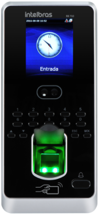 Controlador de Acesso Intelbras Biometria Digital e Facial SS 710