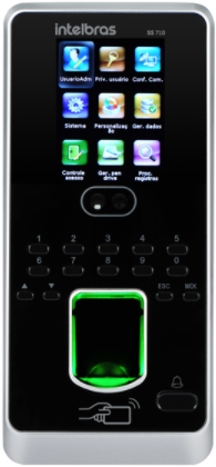 Controlador de Acesso Intelbras Biometria Digital e Facial SS 710