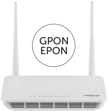Conversor Sinal GPON-EPON em Sinal Ethernet ou Wi-Fi ONT 142N W Intelbras
