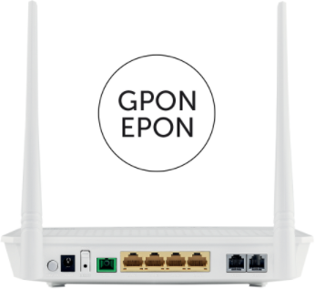 Conversor Sinal GPON-EPON em Sinal Ethernet ou Wi-Fi ONT 142N W Intelbras