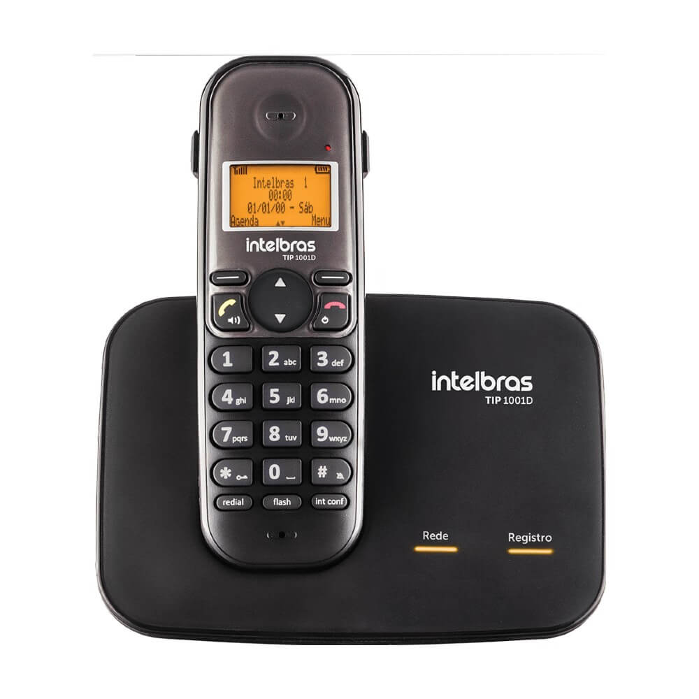 Telefone IP Sem Fio DECT TIP 1001 D Intelbras