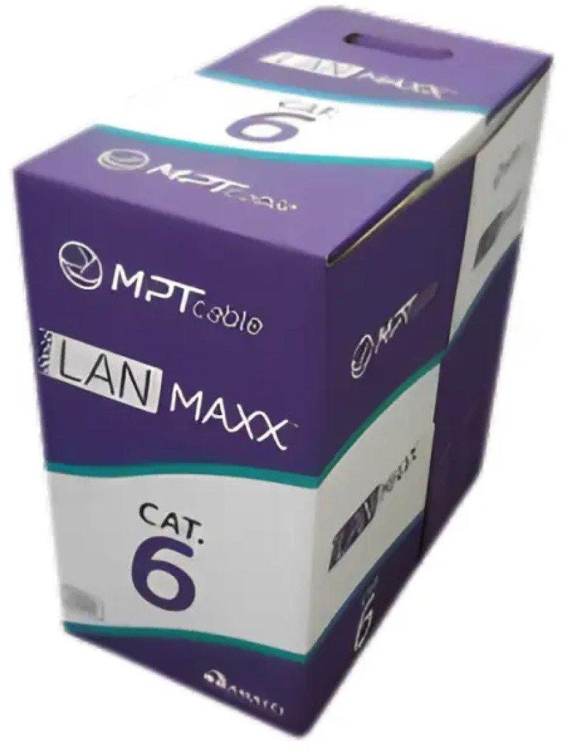 Cabo de Rede UTP Cat6 Azul LAN Maxx ANATEL MPT Caixa 305m